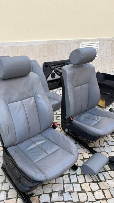 Bancos completos ,forras das portas em pele para BMW525TDS a39 conjunt