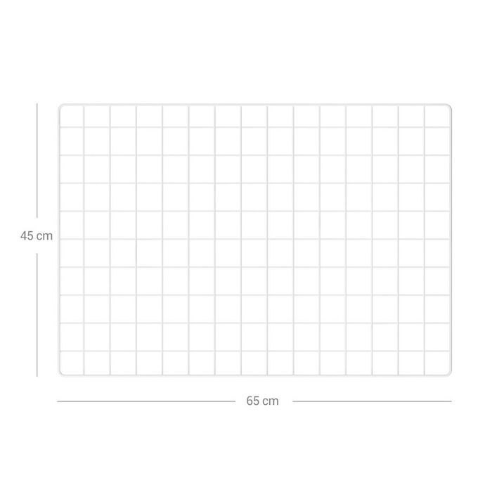 Ścianka druciana biała