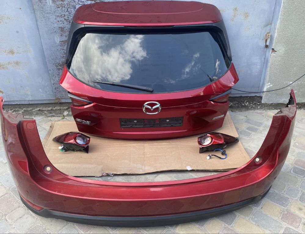 Mazda cx5 6 3 розборка Ляда 25D 42M бампер кришка багажника