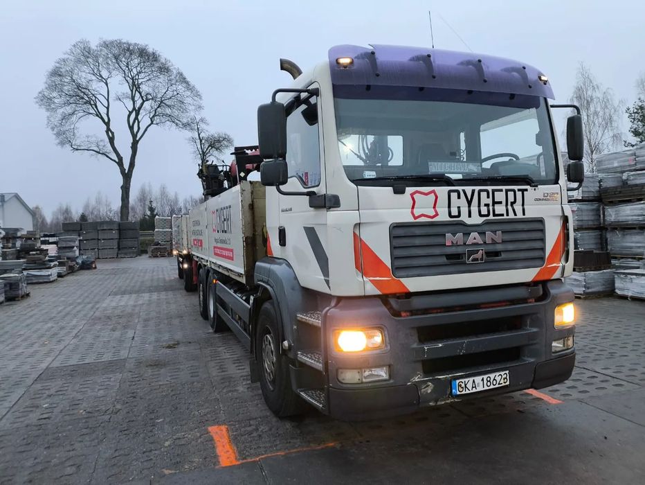 MAN TGA  Sprzedam samochód ciężarowy MAN TGA 26,390 z hds + przyczepa