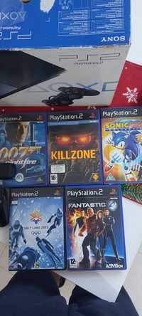 Playstation 2 com jogos