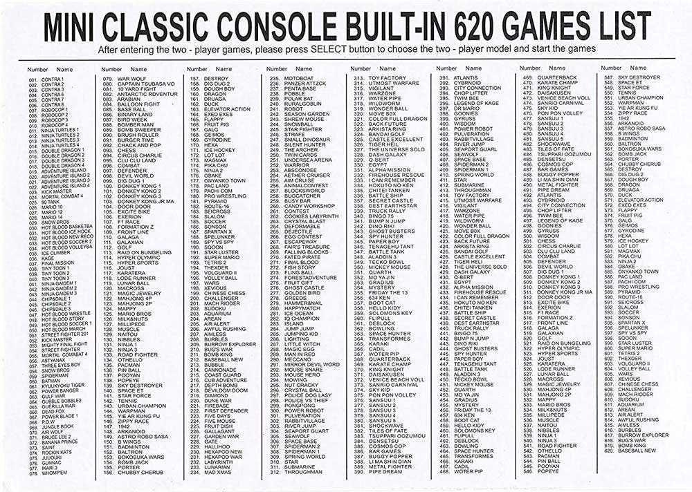 приставка Entertainment system Mini Game Anniversary Edition 620 ігор