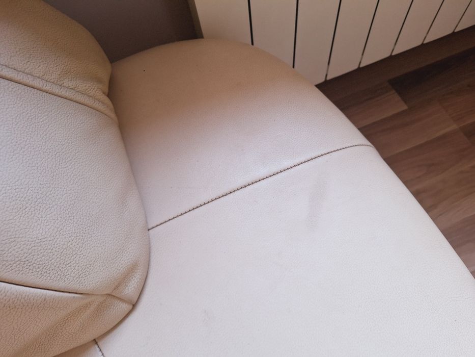 Kanapa skórzana z funkcją spania