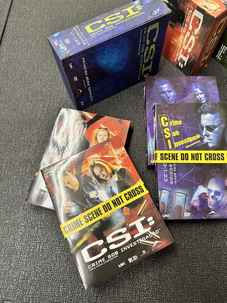 Colecção DVD CSI Las Vegas: Série I,II e III