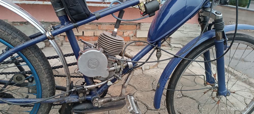 Продам вело мопед ЗІФ 77 з двигуном Д8 45 к.см.