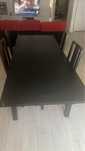 Conjunto de Aparador Mesa de Jantar com 4 cadeiras IKEA