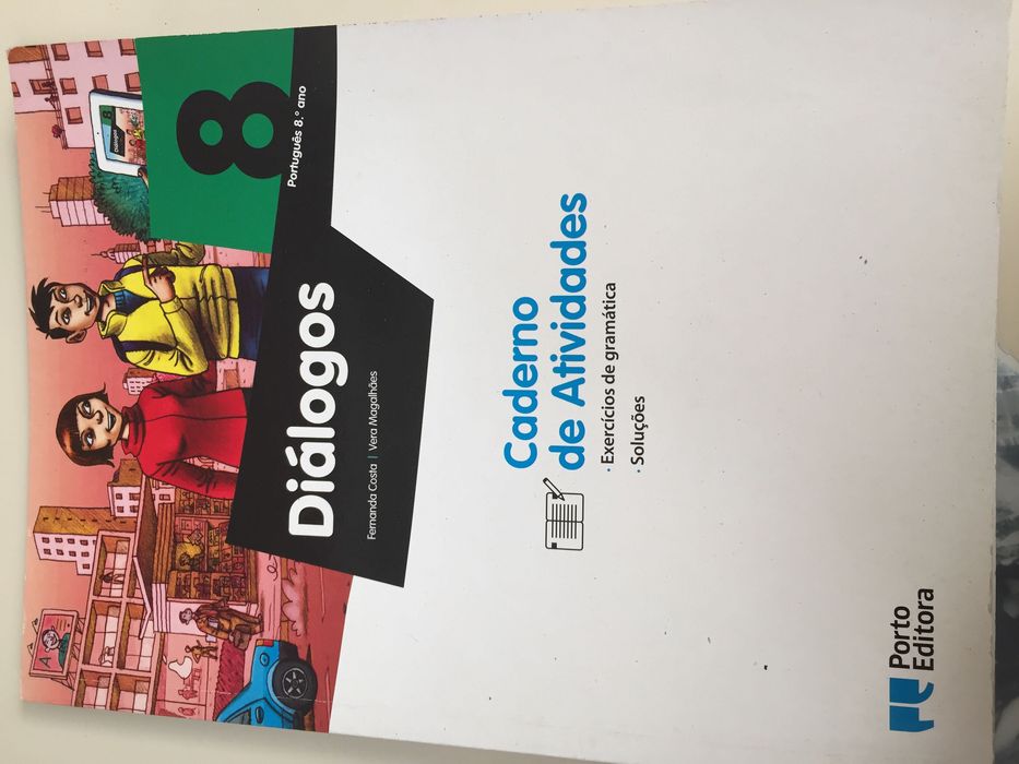 Caderno atividades Português, novo,8 ano”Diálogos 8”
