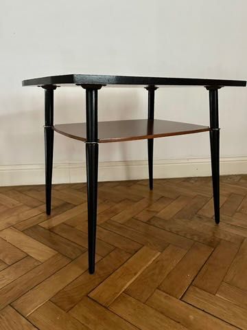 Stolik kawowy PRL, lata 60-te, patyczak, super design, vintage