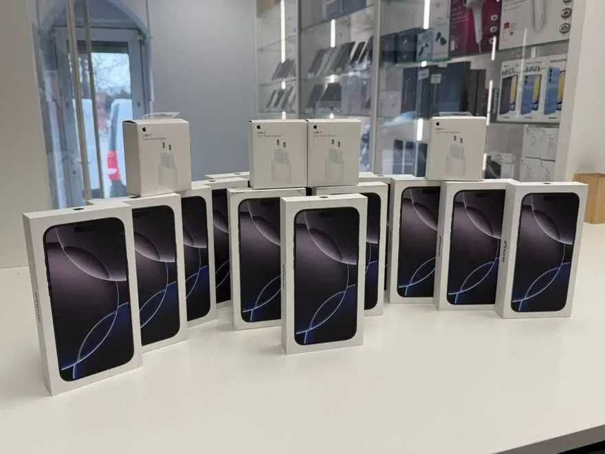 NOWY Apple iPhone 16 Pro MAX 256GB + Ładowarka CZARNY ul. Rzgowska 12