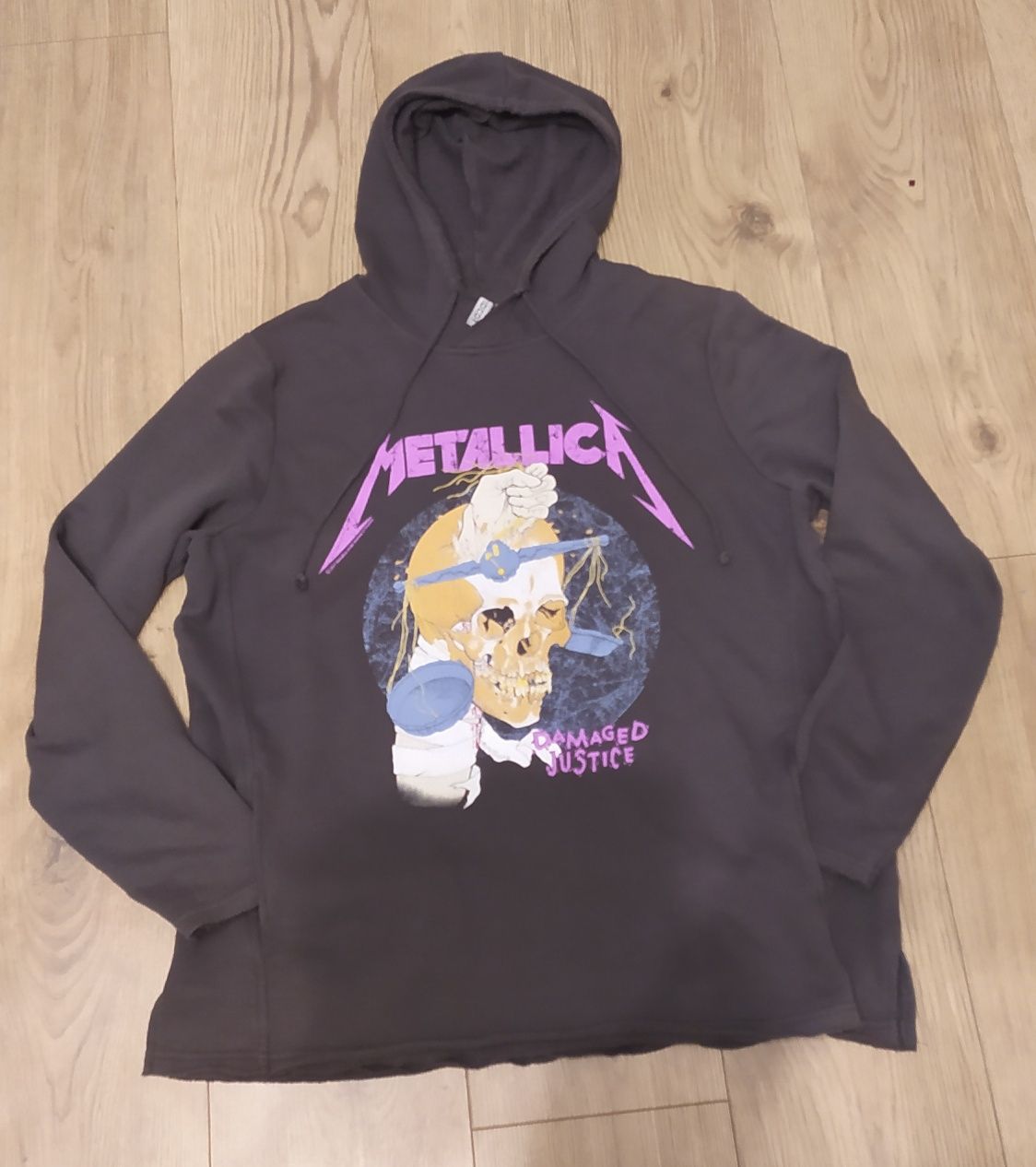 Bluza, Metallica, z kapturem, Damaged Justice, rozmiar L