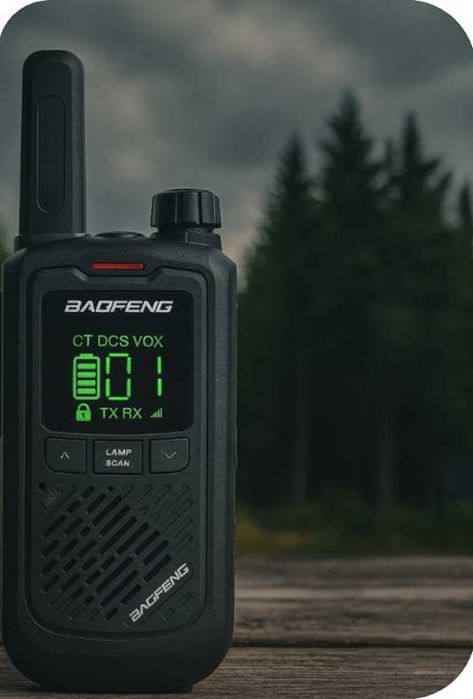NOWE Walkie Talkie Dla Dzieci Baofeng Krótkofalówka Radiotelefon