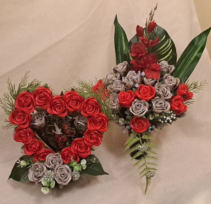 Bukiet kwiatowy na cmentarz