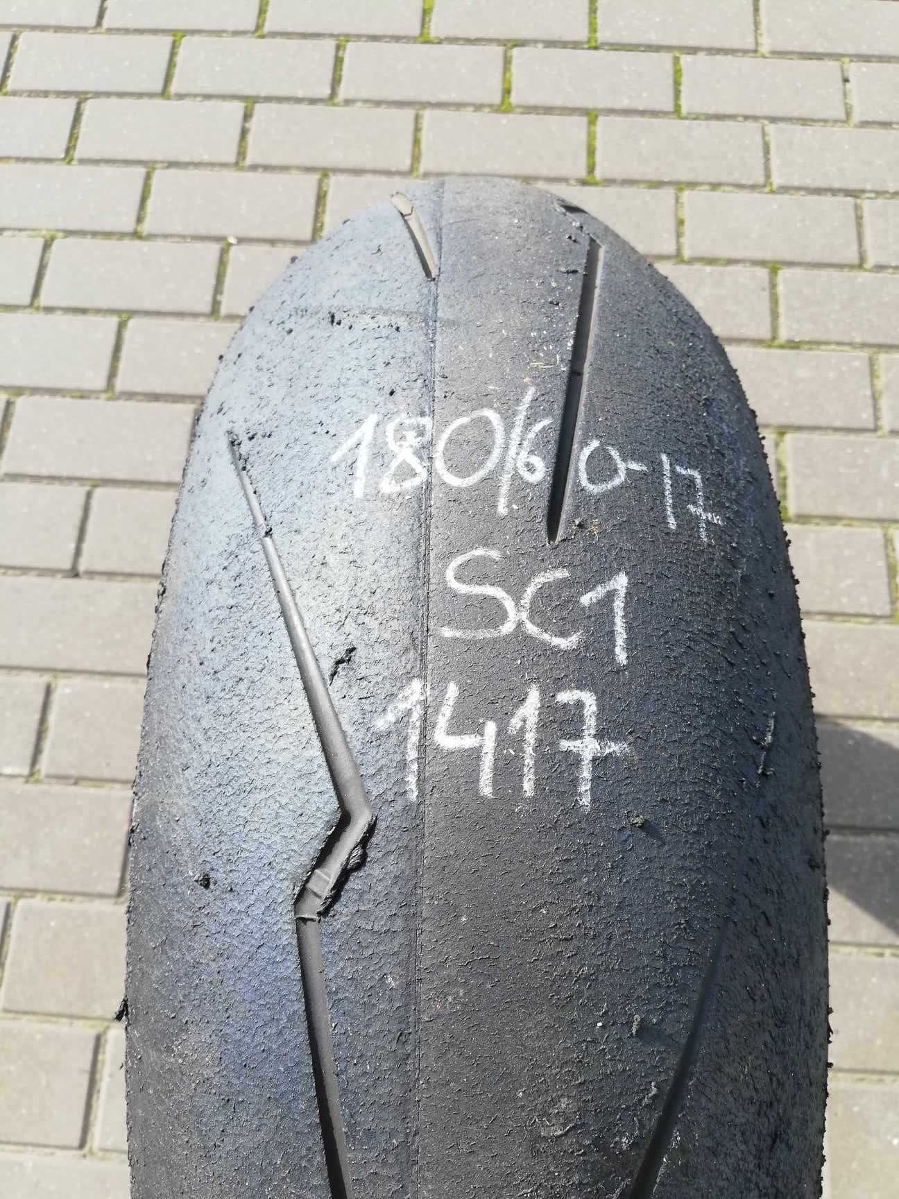 Opona SUPERCORSA 180/60-17 SC1 / D213, slick, SUPERBIKE KR-108 tor