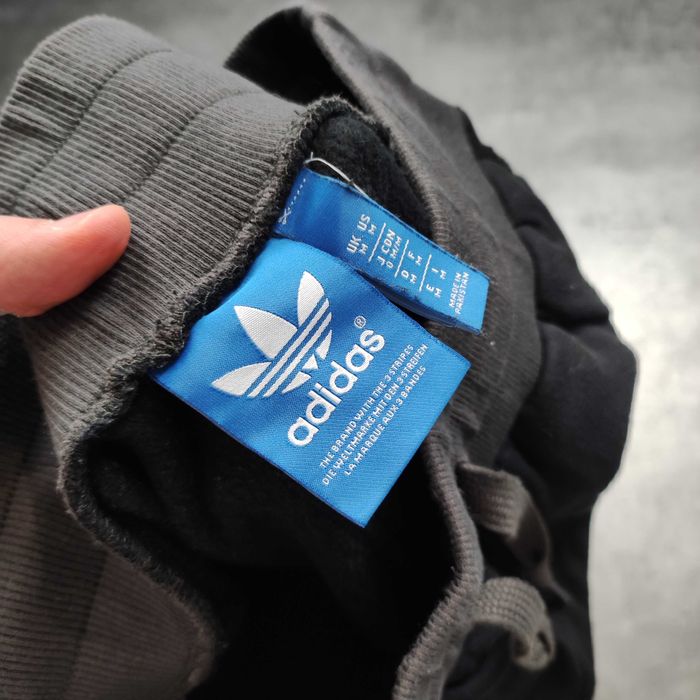 MĘSKIE Bawełna Spodnie Dresy Trening 3 Paski Adidas Originals Logo