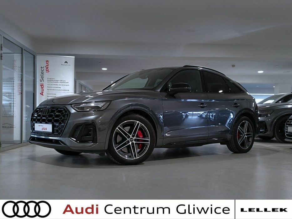 Audi SQ5 Ogrzewaie postojowe Pneumatyka Hak Smartphone Interface Ambiente Plus