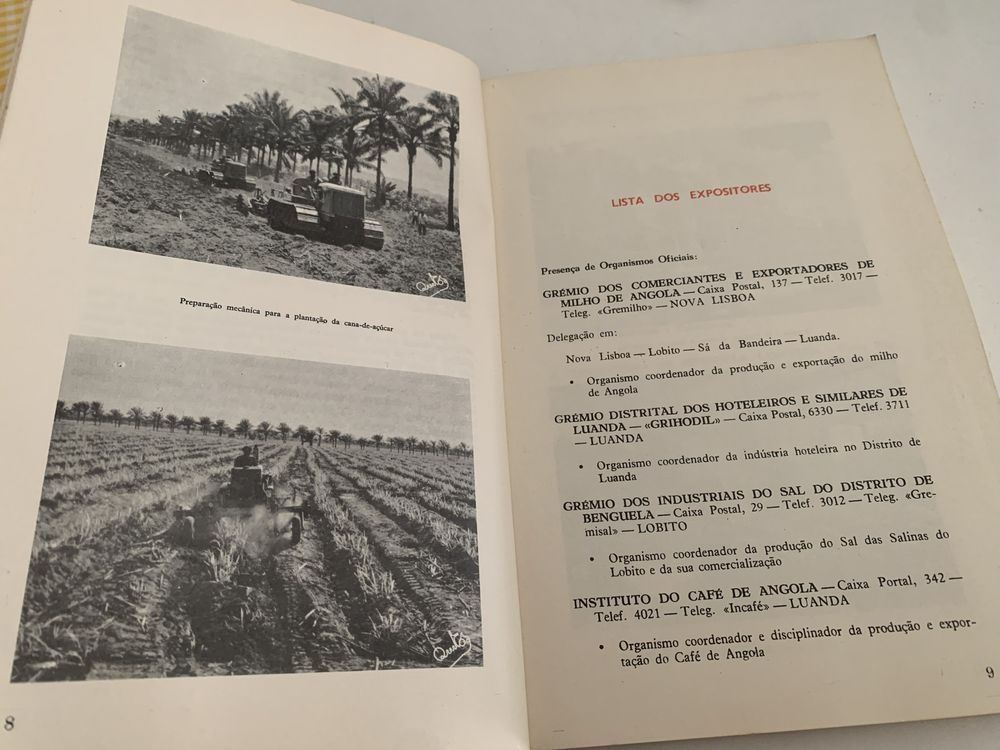 Livro “ Presença de Angola na IX Feira Internacional de Lisboa 1968”
