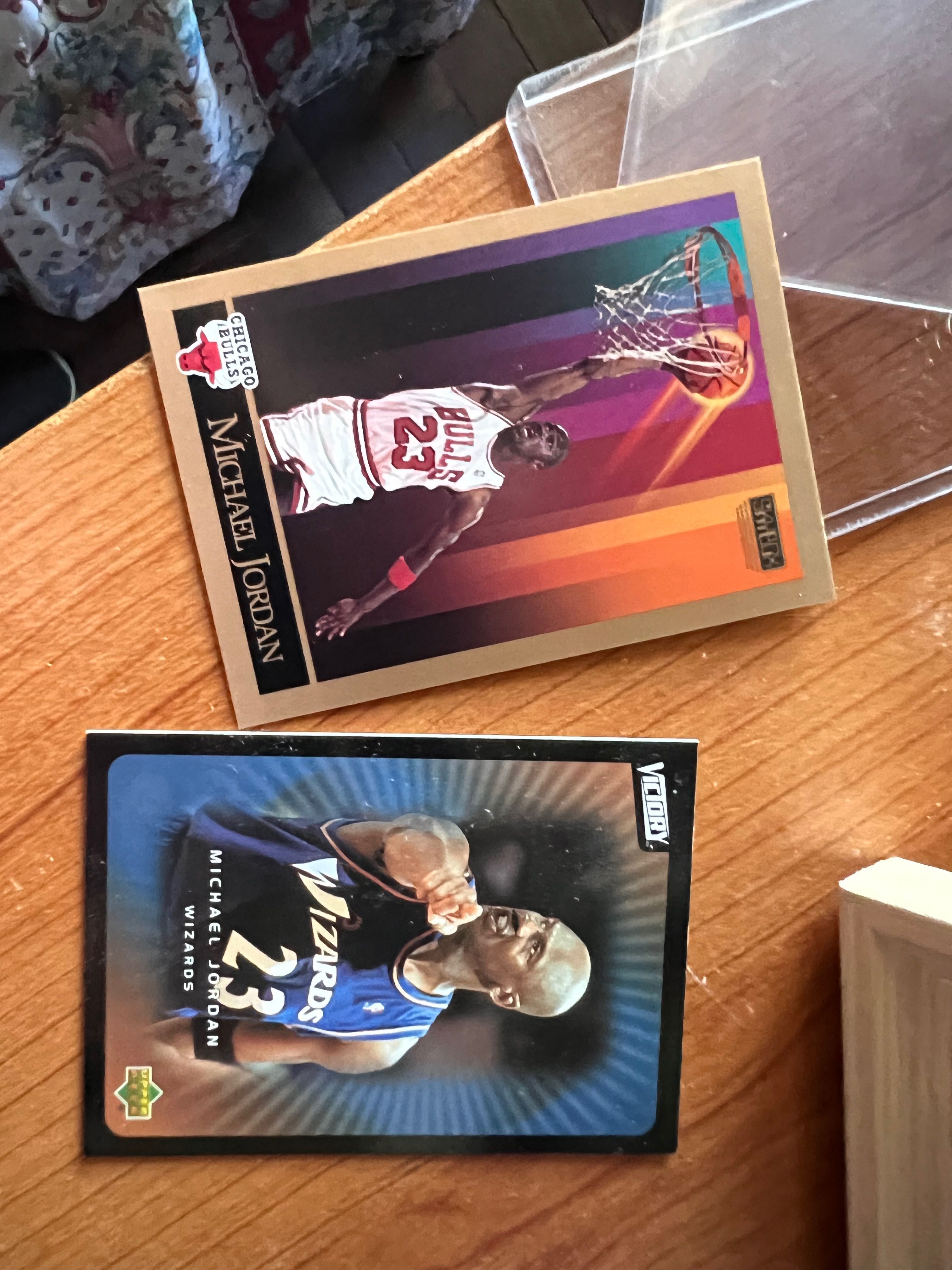 Michael jordan carta nba antigas venda conjunto basket