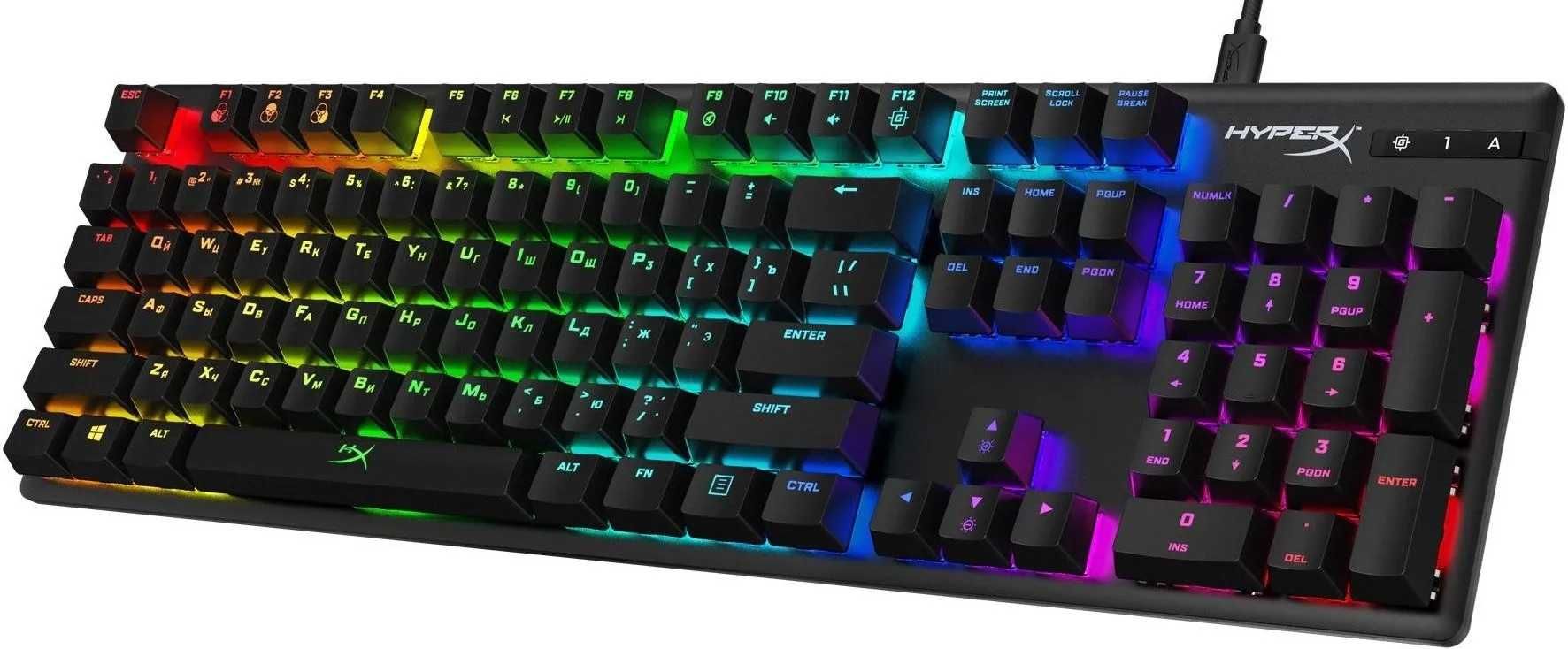 Механічна ігрова клавіатура HyperX Alloy Origins USB HX-KB6RDX-RU