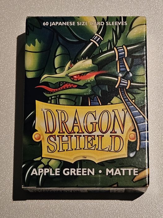 Dragon Shield Pokemon koszulki protektory zielone matte 60 card sleeve