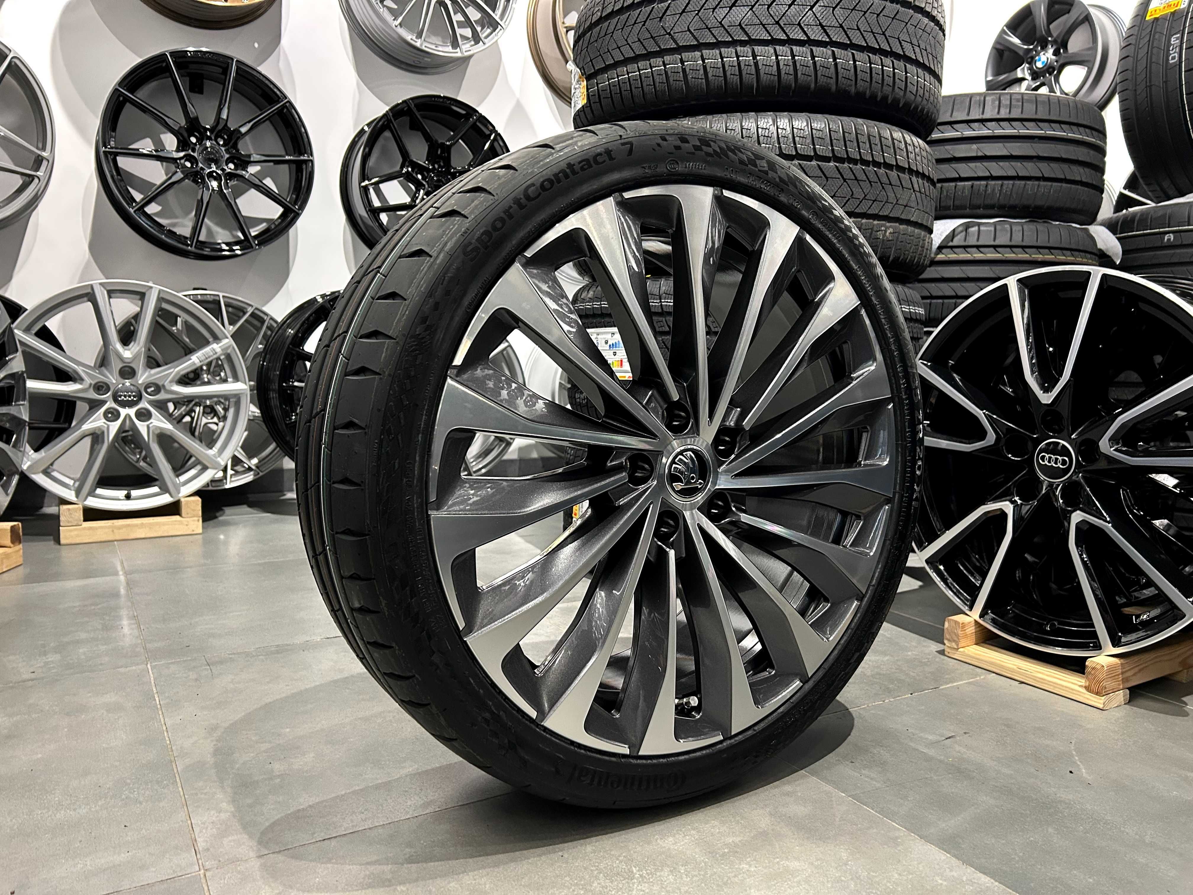 Oryginalne koła aluminiowe 20 5x112 SKODA Superb IV VW Passat B9 TPMS