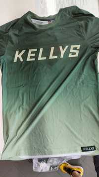 Koszulka enduro rowerowa na rower Kelly tyrion S zielona