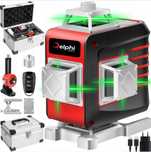 Poziomica laserowa 360° LASER KRZYŻOWY samopoziomująca 16 linii 4D
