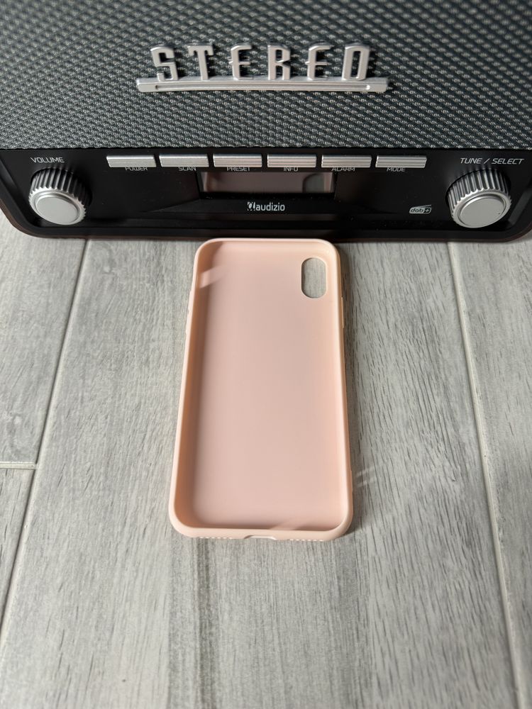 Etui do iPhone XS 5.8 cala Pudrowy Róż