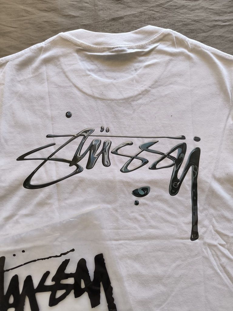 Stussy t-shirt básica branca S