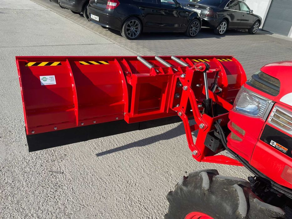 Pług do śniegu uniwersalny na płyte mini traktorki Producent NOWY