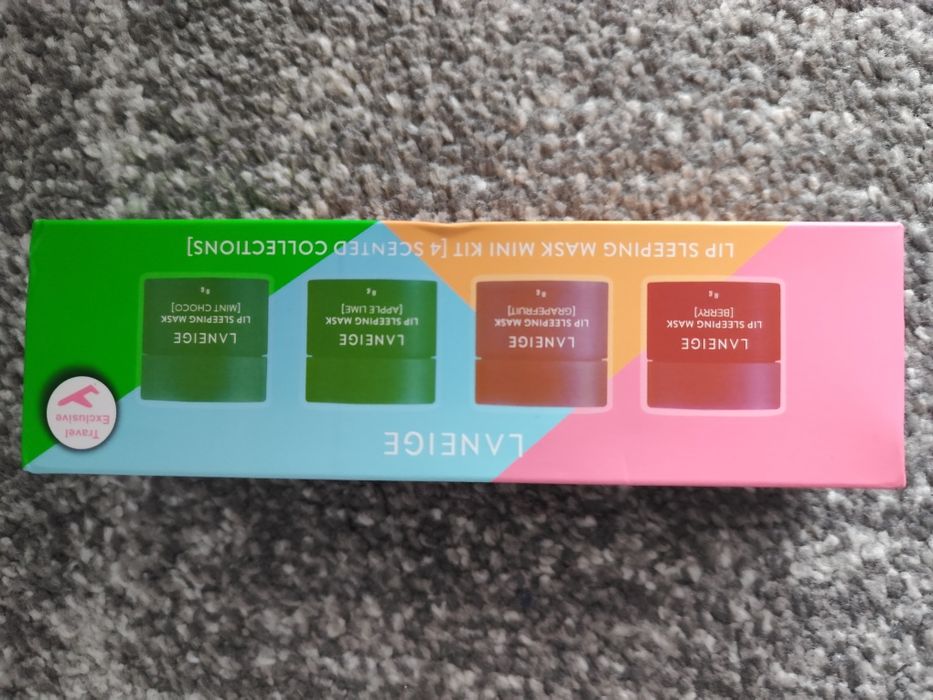 Laneige Lip Sleeping Mask Mini Kit 4×8g – nowy zestaw
