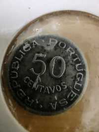 50 centavos Angola 1950
