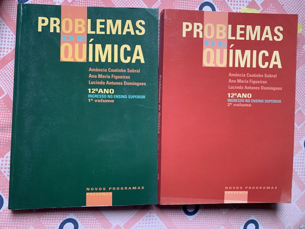 “Problemas de Química” - 12° ano e ingresso no ensino superior - 2 vol