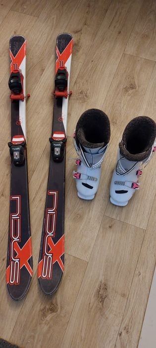 Sprzedam narty 120 + buty dla dziecka
