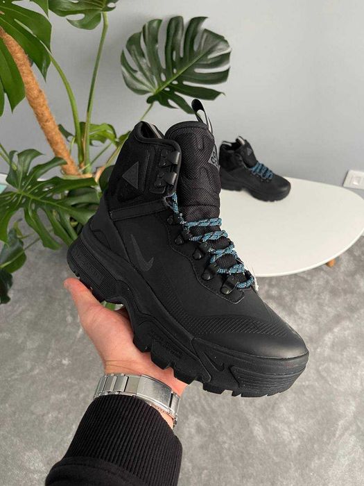 Nike ACG Air Zoom Gaiadome Gore-Tex (41-45) чоловічі черевики чорні