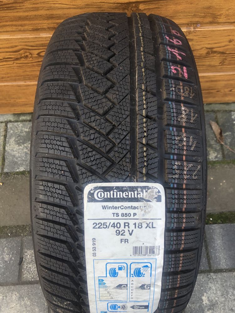 Opona continental wintercontact ts 850p 225/40/18