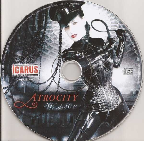 Фирменный CD ATROCITY "Werk 80 II" 2008