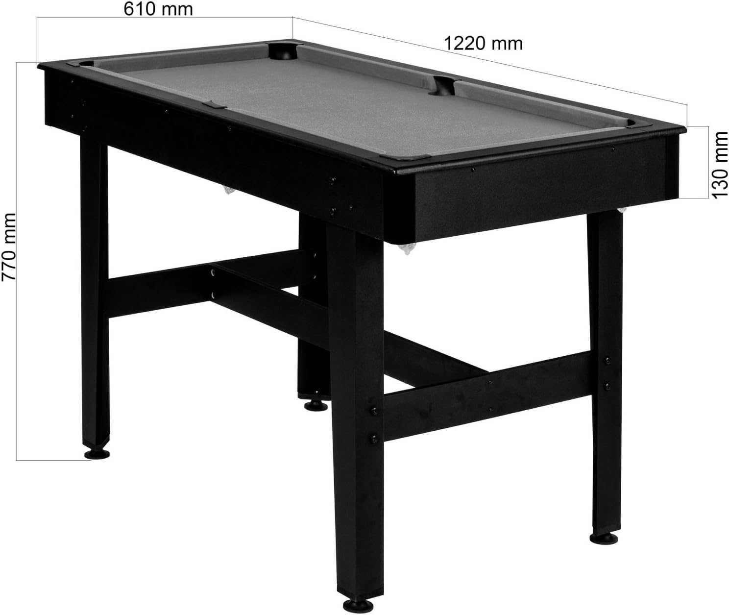 Stół bilardowy GAMES PLANET 122x61x76 cm