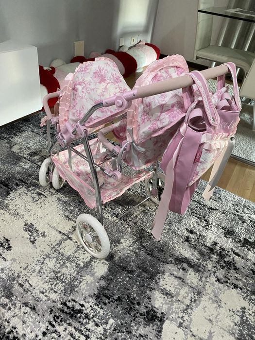 Carro Gémeos Rosa Valentina - NOVO