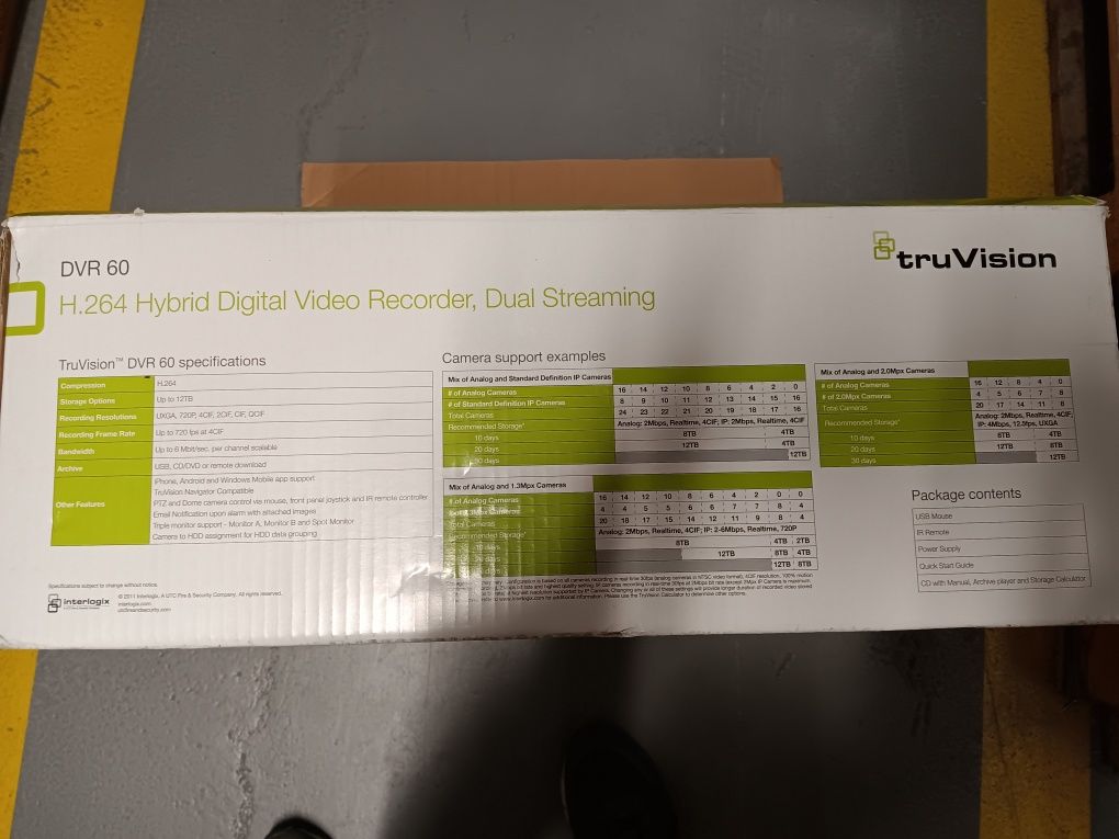 Cctv DVR Gravador Truvision Hybrid 60