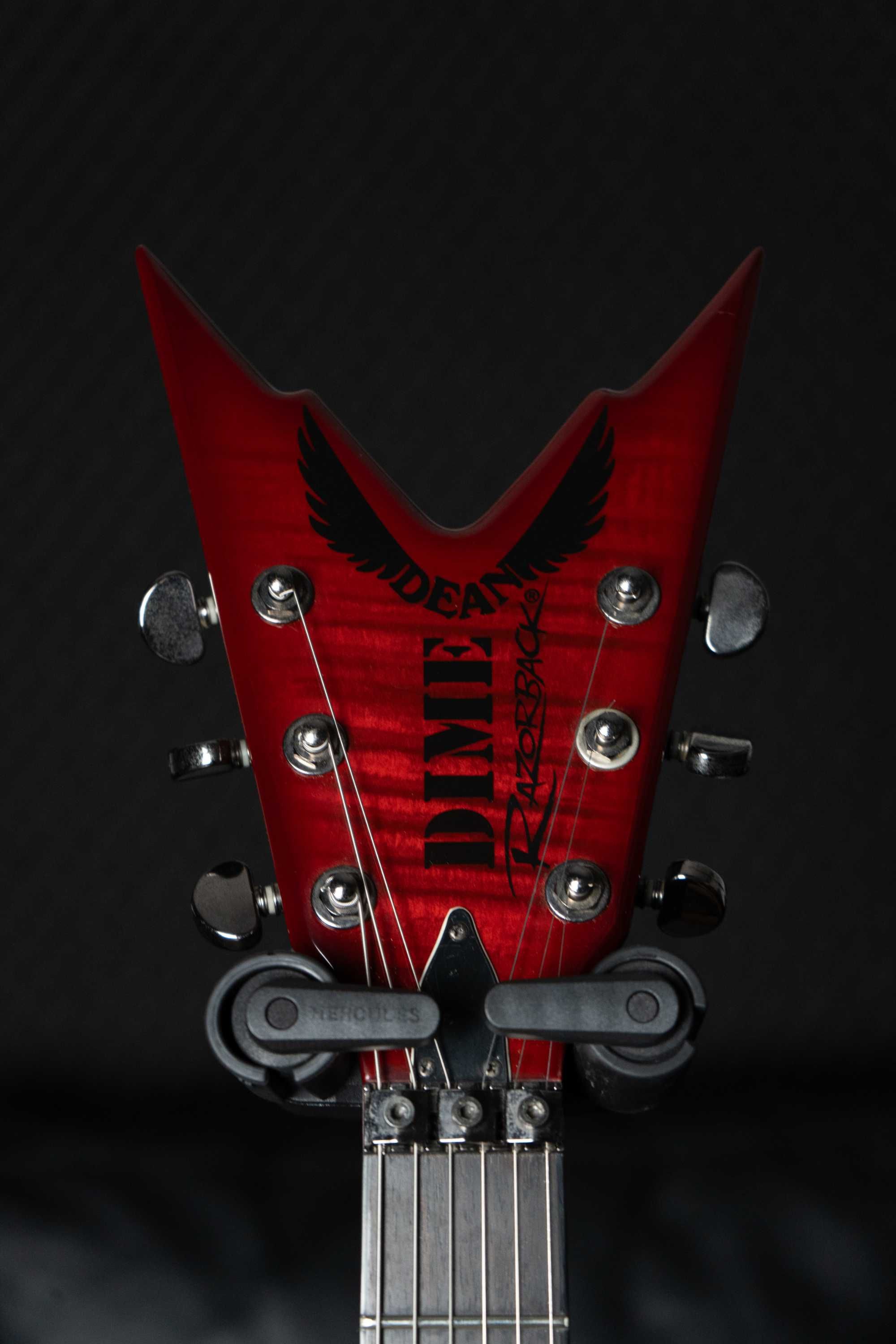 *Apenas 30 unidades* Dean Dime Razorback Flame Top 2008 - Trans Red