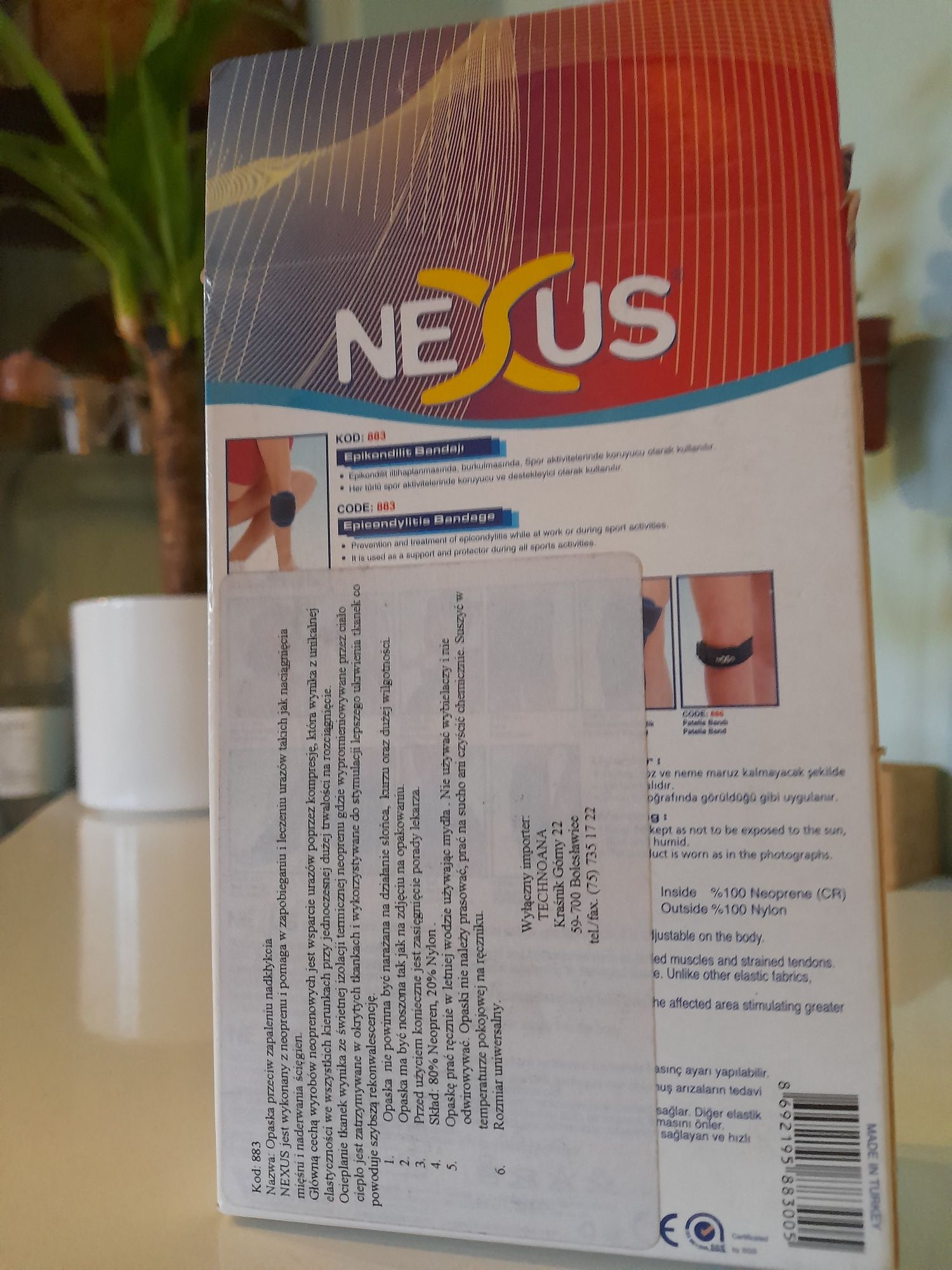 Nexus Opaska przeciw zapaleniu nadkłykcia Nowa