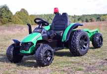 Traktor FENDT Ciągnik Elektryczny PRZYCZEPA Auto Akumulator RC DZIECI