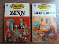 2 x książka o antykach - cyna i biedermeier - w języku niemieck