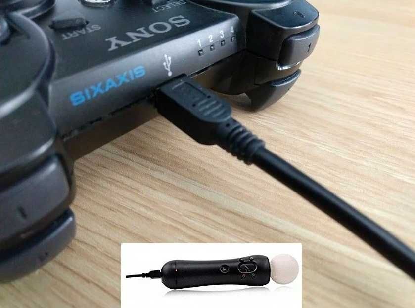Kabel MiniUSB mini USB Pad PS3 1,8m Lanberg * Solidny Przewód !