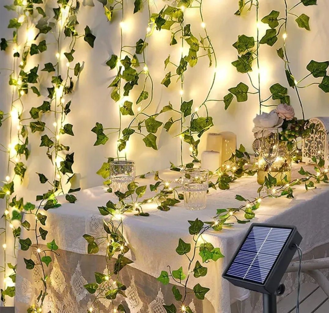 Girlanda Solarno-LED z Bluszczem 10M + Programator