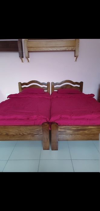 Ліжко дерев'яне,односпальне,ясен,90/200;80/190,120/200