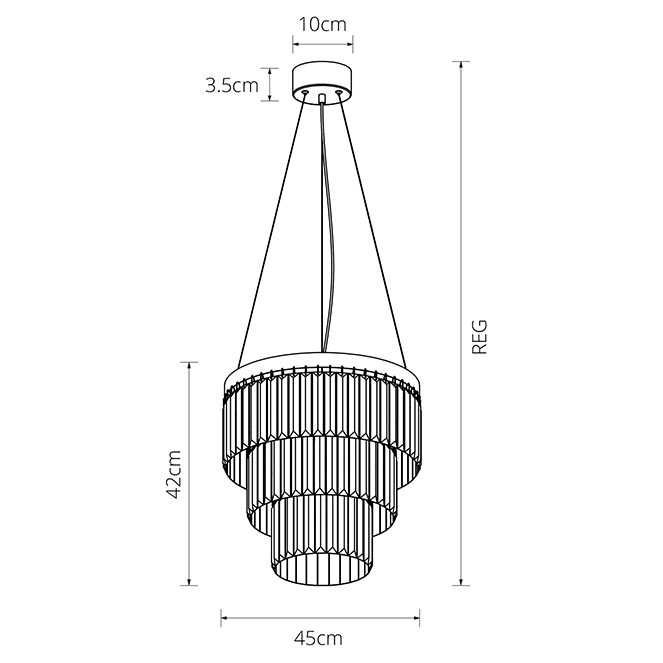 Candeeiro suspenso led em cristal estilo clássico *novidade*