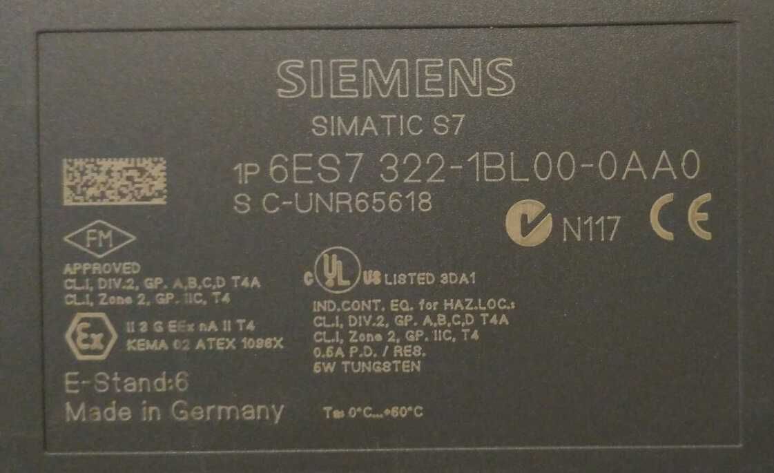 Модуль дискретного ввода-вывода 6EC7 322 -1BL00-0AA0 , Siemens