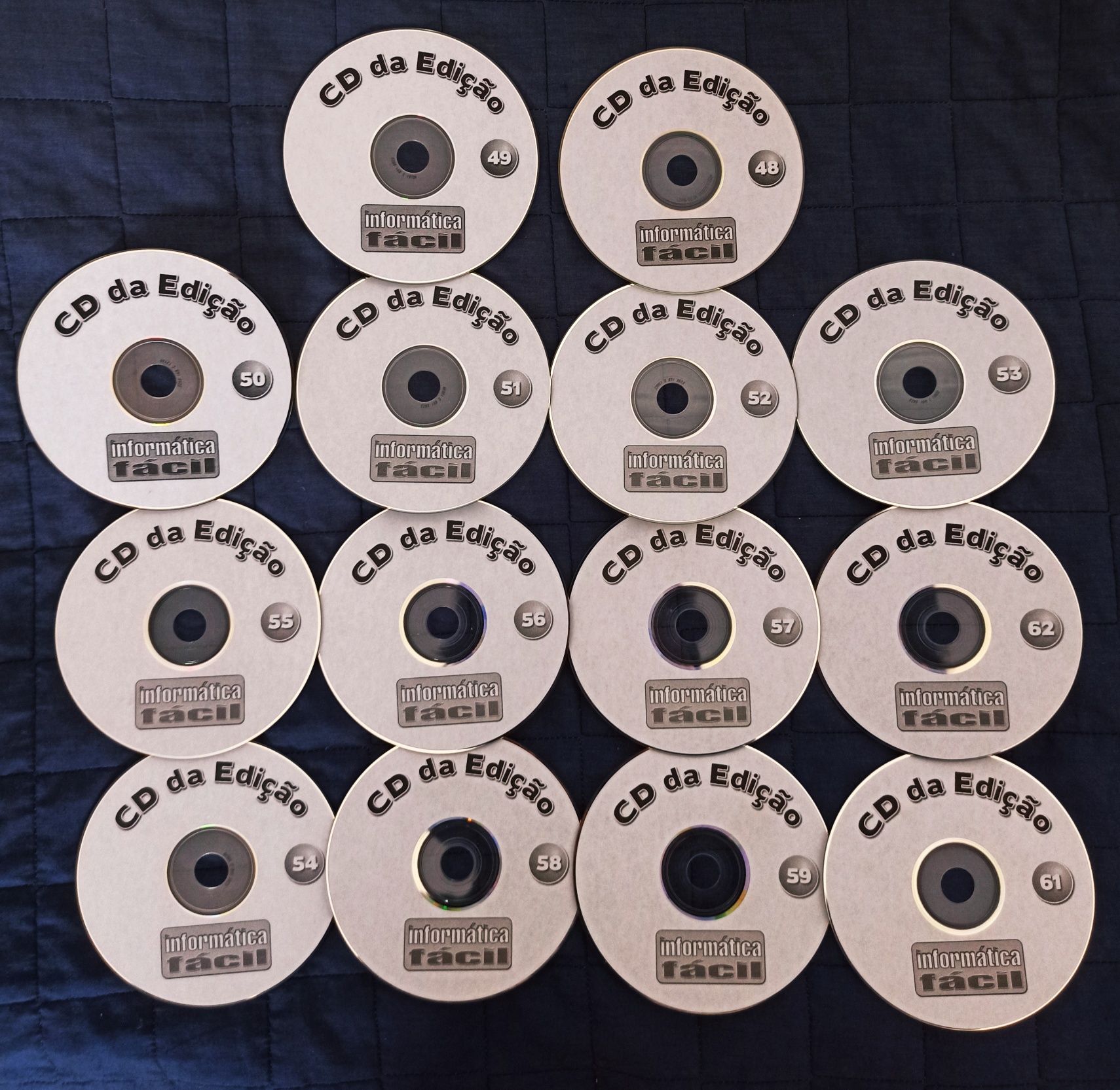 (Para Coleção) - Jornal "Informática Fácil" + CD'S de Software