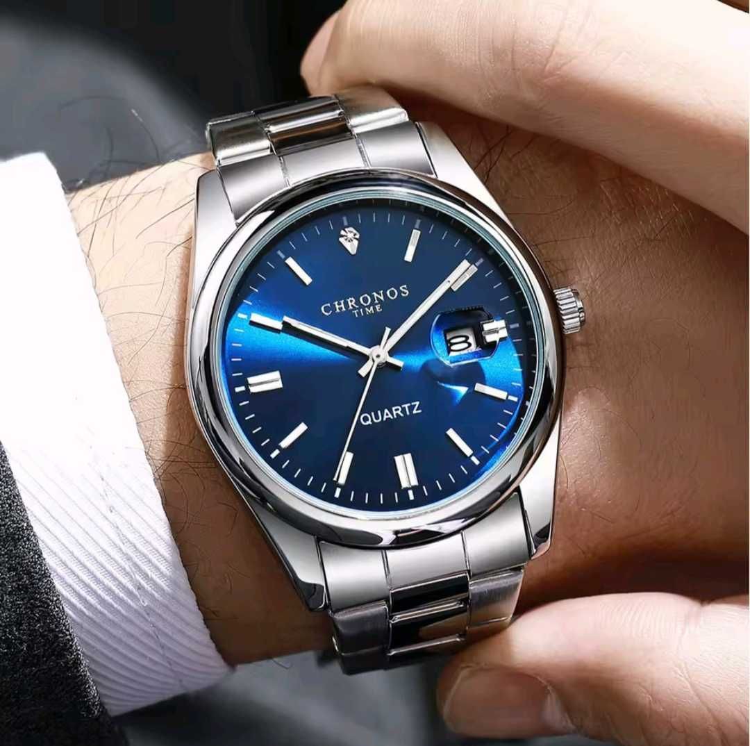 Zegarek analogowy nakręcamy Chronos